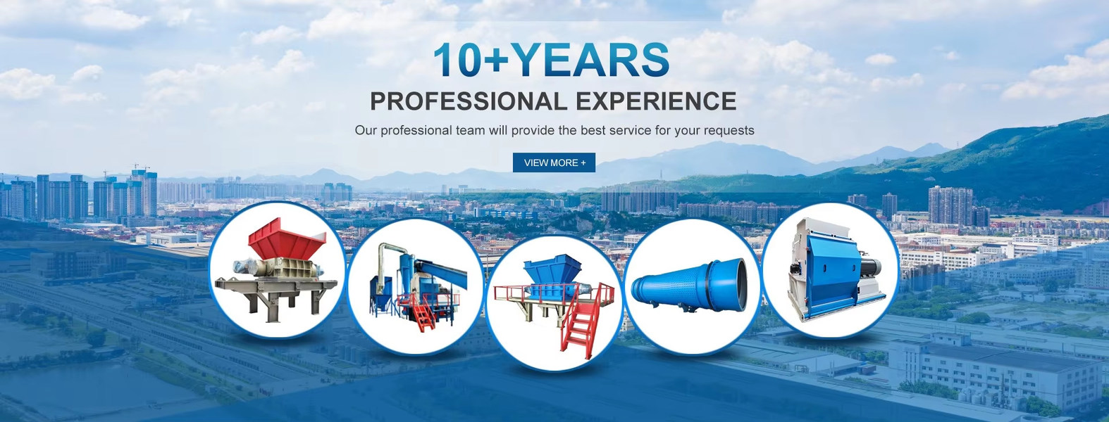 Producción de trituradoras industriales