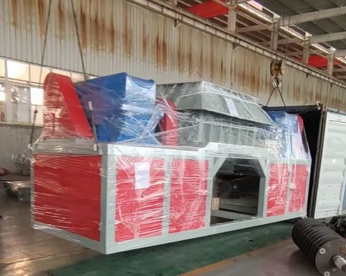 Trituradora para el reciclado multifuncional de bolsas tejidas de película de caucho, chatarra de madera y metal