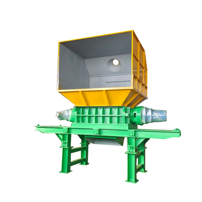 Trituradora de alfombras y prendas de vestir con doble rodillo especial para la industria 90KW*2