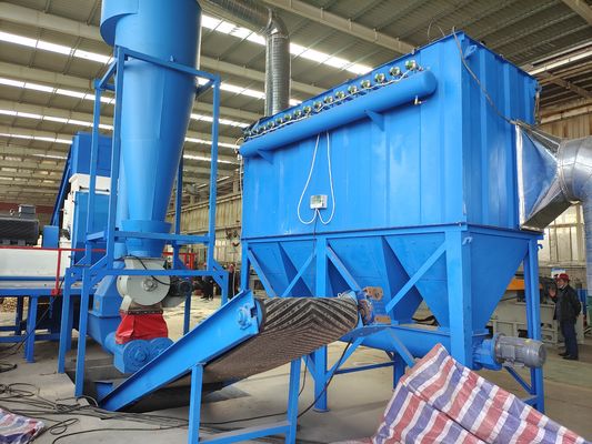 Máquina para hacer aserrín de madera industrial con 355kw de potencia y 6000 kg de capacidad