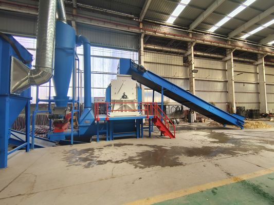 Suministro 380V triturador y triturador de martillo para madera papel residual cáscara de coco paja de arroz