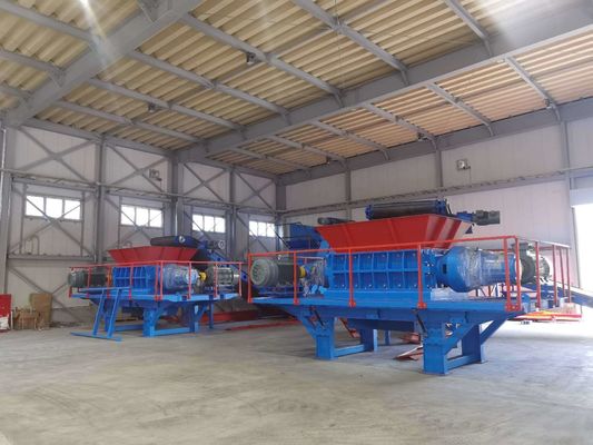 Trituradora de material de aluminio procesado para desechos domésticos conchas de coco y paja