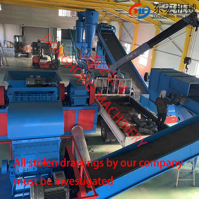 Trituradora de madera para puertas y palets 2500*2800*1900mm 8000 KG máquina trituradora de discos