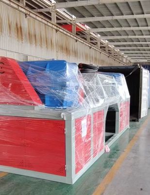 Trituradora de metales de chatarra industrial de doble eje para el reciclaje de aluminio de alto nivel de seguridad