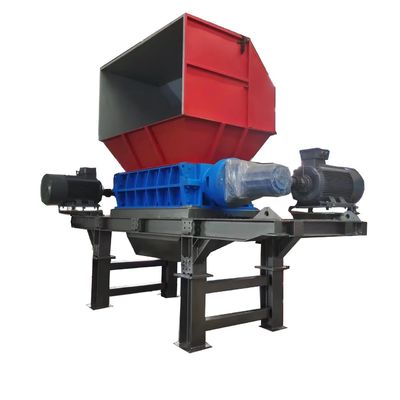 Máquina de trituración de chatarra de metal de alta capacidad de doble eje con alto nivel de seguridad