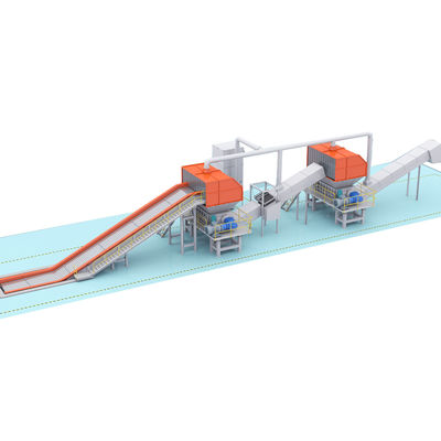 Trituradora de residuos de construcción de acero duradero de 8000 kg para cable de alambre metálico en minería energética