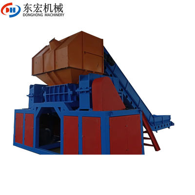 110kW de potencia trituradora de doble eje para 8000KG de peso de aluminio perfil trituración