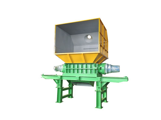 110kW de potencia trituradora de doble eje para 8000KG de peso de aluminio perfil trituración