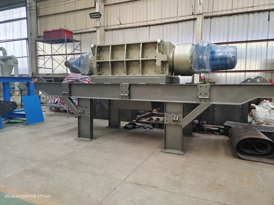 8000KG Peso de cuatro ejes triturador de papel industrial de desecho para tiendas de materiales de construcción