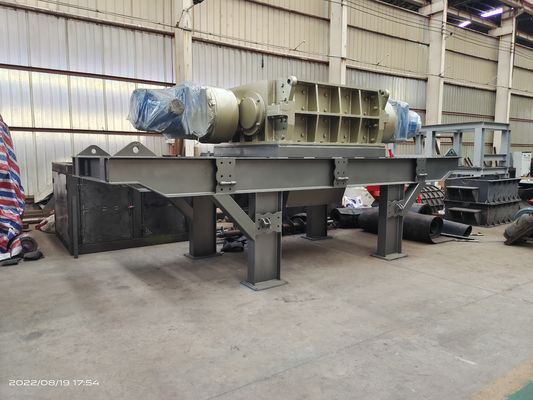8000KG Peso de cuatro ejes triturador de papel industrial de desecho para tiendas de materiales de construcción