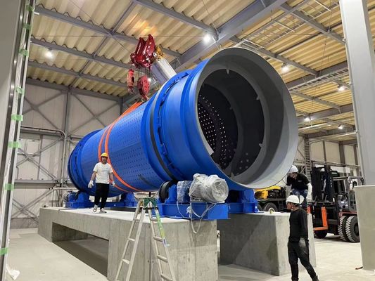 Material de acero al carbono triturador de doble eje para desechos de electrodomésticos 8000 KG peso