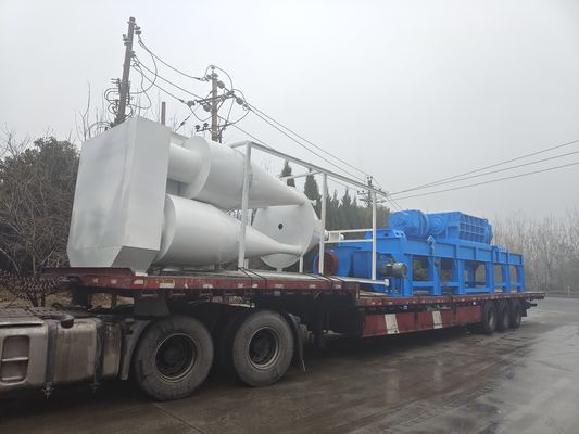 8000KG Trituradora de doble eje para restos de madera Equipo imprescindible de las tiendas de alimentos y bebidas