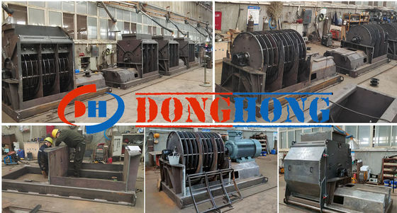 Alta productividad 6000 kg Producción de leña en polvo para piensos Trituradora de metales trituradora de residuos de construcción trituradora de neumáticos de automóviles trituradora de doble eje