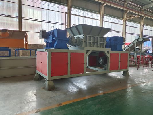 Trituradora de paja de doble eje personalizada de alta capacidad para equipos de cría agrícola