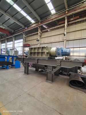 Trituradora de madera de doble eje de acero inoxidable para línea de producción de muebles de chatarra pesada