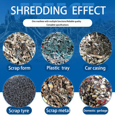 Línea de producción de trituradoras grandes multifuncionales para triturar y reciclar chatarra de acero