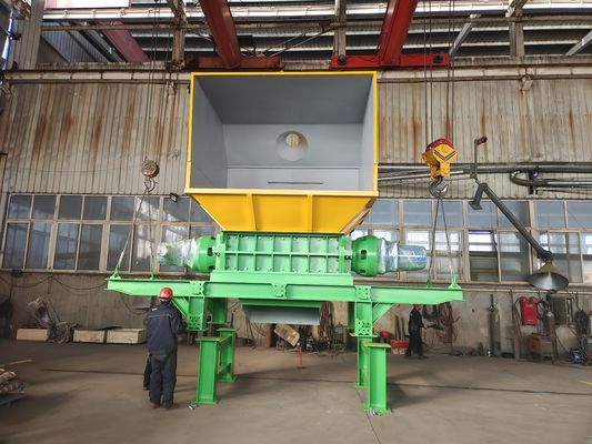 110kW de potencia Doble eje trituradora de chatarra de aluminio versátil y duradera para el trituración