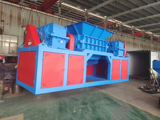 110kW de potencia de acero inoxidable de desecho frigorífico trituración y desmontaje línea de producción