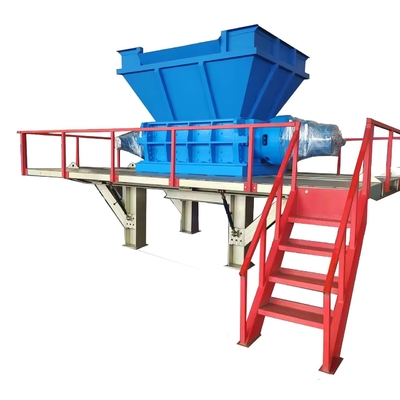 8000KG Heavy Double Shaft Industrial Scrap Metal Shredder para el trituración y trituración